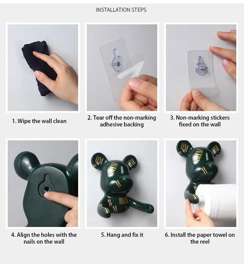 Luxury Bear Paper Holder