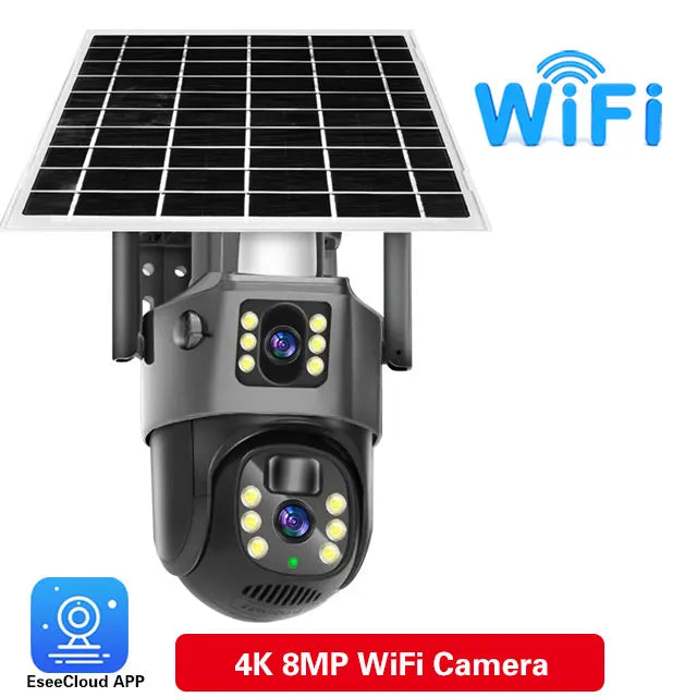 8MP Outdoor Solar Security