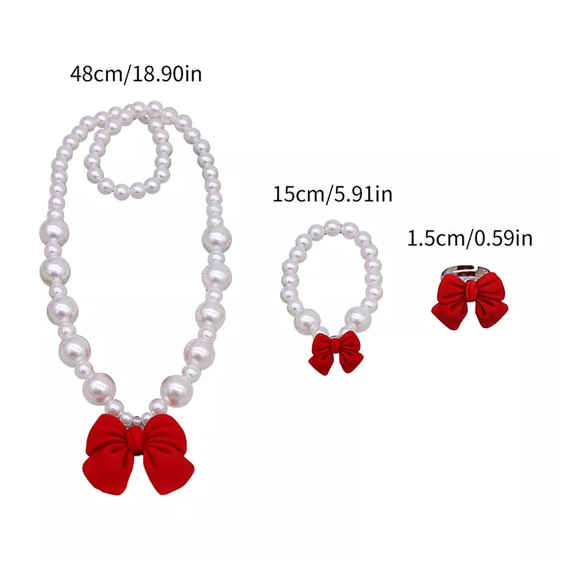 Cute Pearly Pendant Set