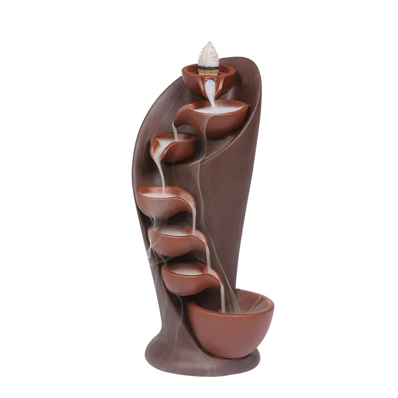 Elegant Waterfall incense burner