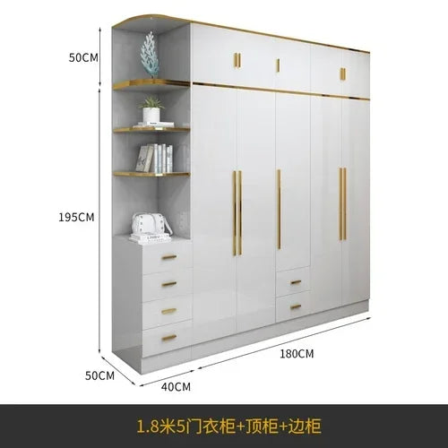 White/Gold Wardrobe