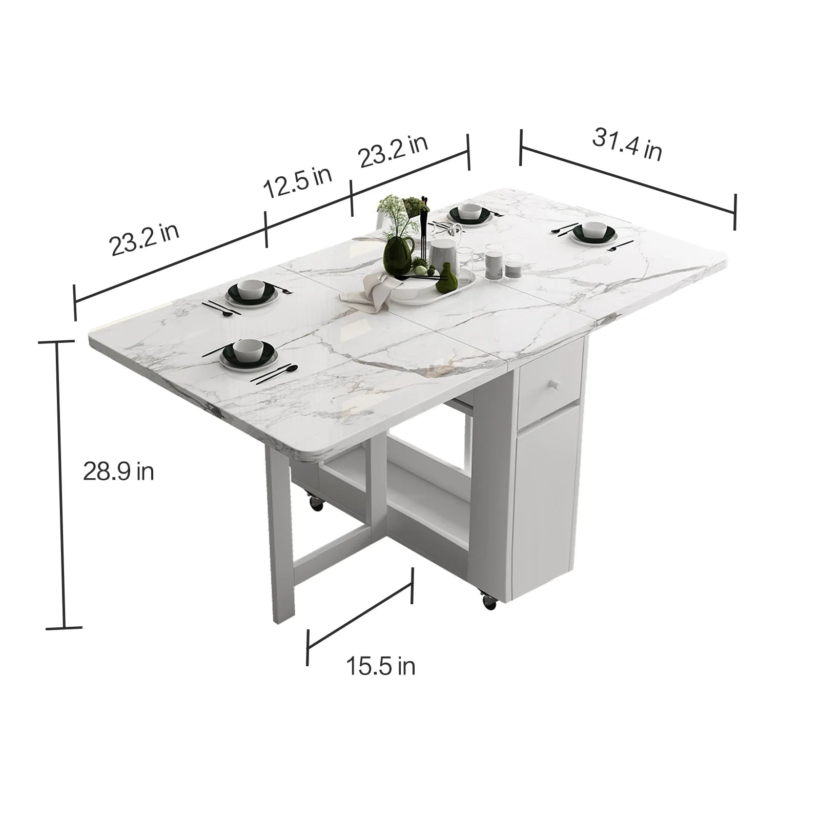 Luxury Folding Dining Table