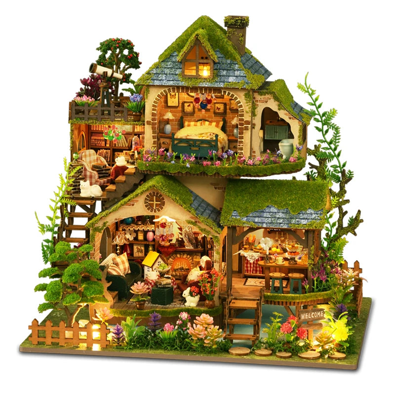 DIY Miniature Wooden Forest House