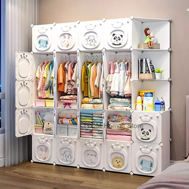 Kids Stackable Wardrobe