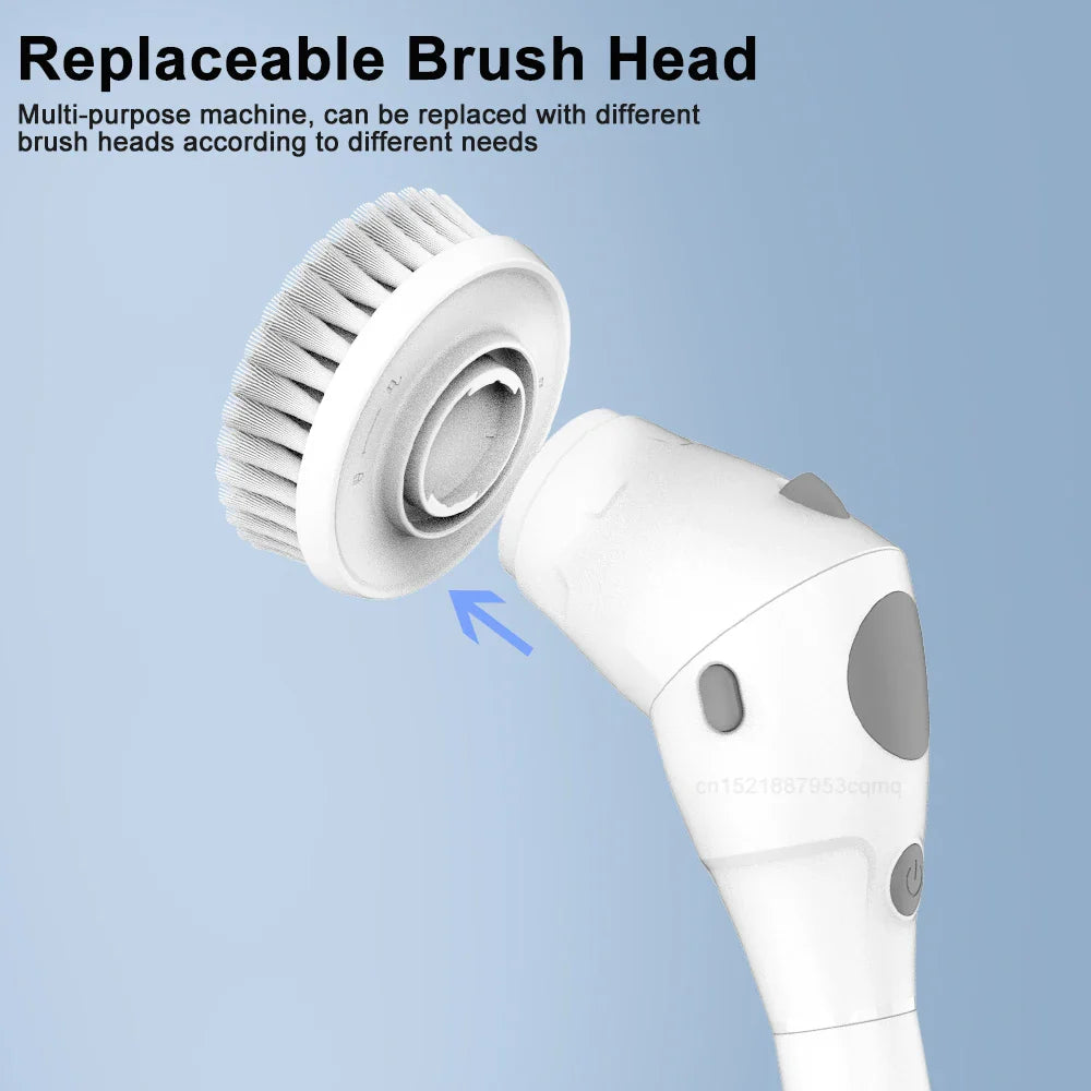 Electric Cleaning Brush 8 in 1 Multifunctional Household Wireless Rotatable Cleaning Brush For Bathroom Kitchen Windows Toilet