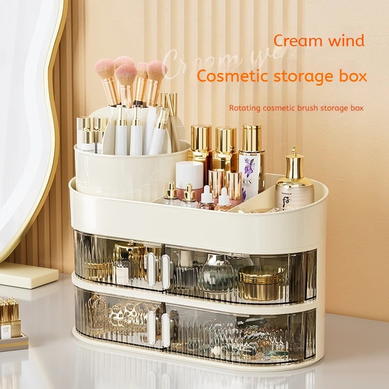 Cream Dressing Table Organiser