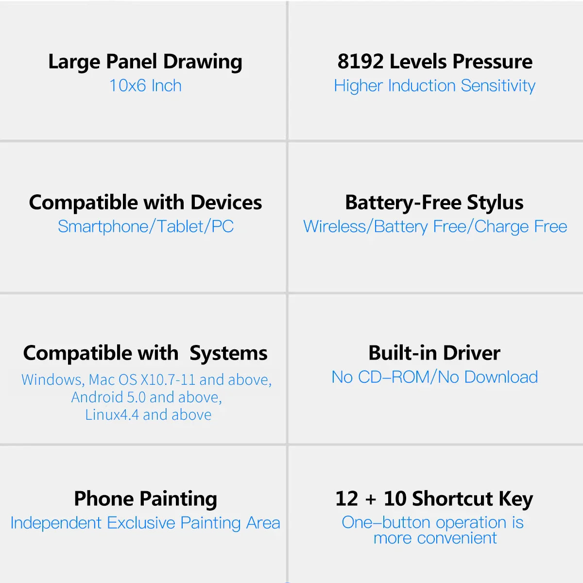 10" Professional Graphics Tablet