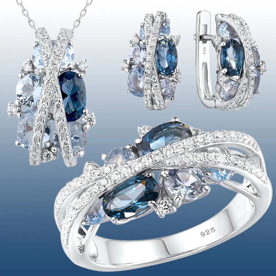 Sapphire Jewellery Set