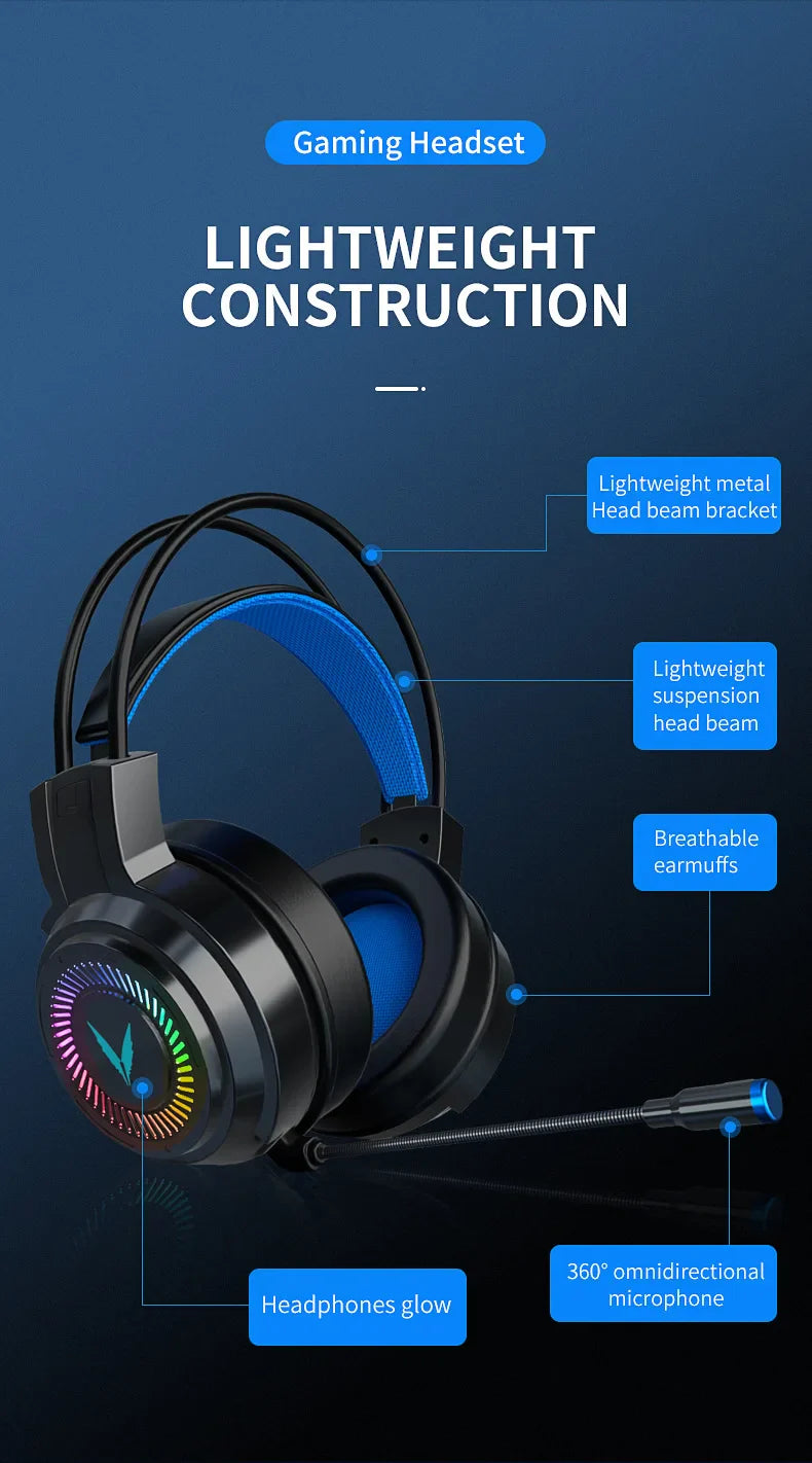 G58 Powerful Gamer Headset + mic