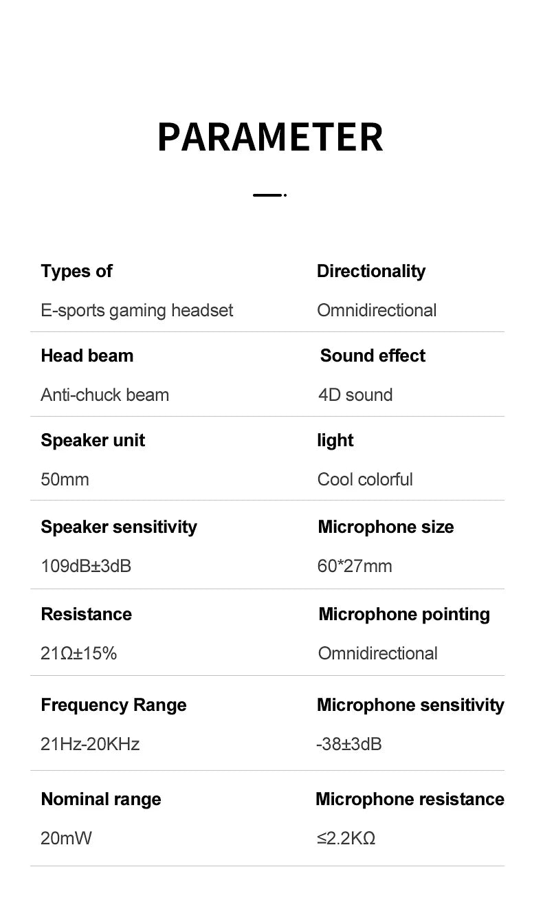 G58 Powerful Gamer Headset + mic