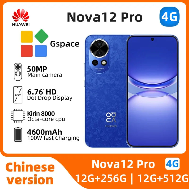 Huawei Nova 12 Pro 6.76" 120Hz Screen