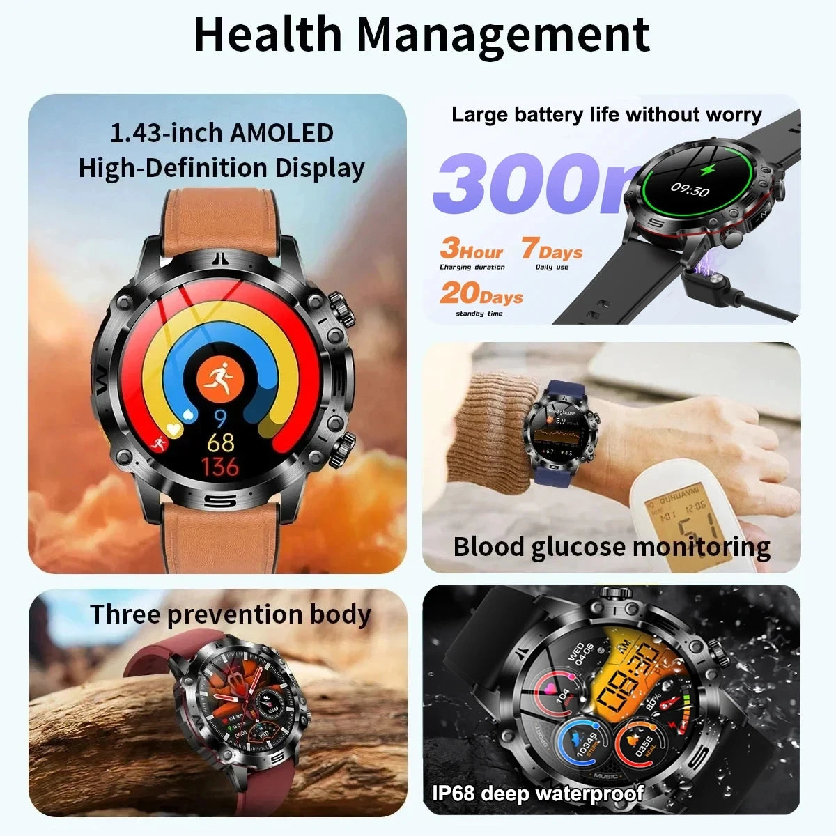 2024 AI Medical Diagnosis Smart Watch