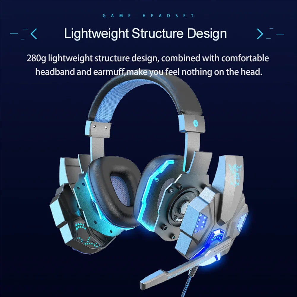 SY830MV HD Cool Lighting Headphones