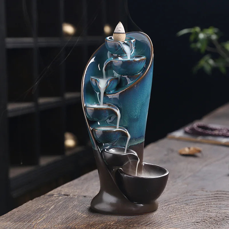 Elegant Waterfall incense burner