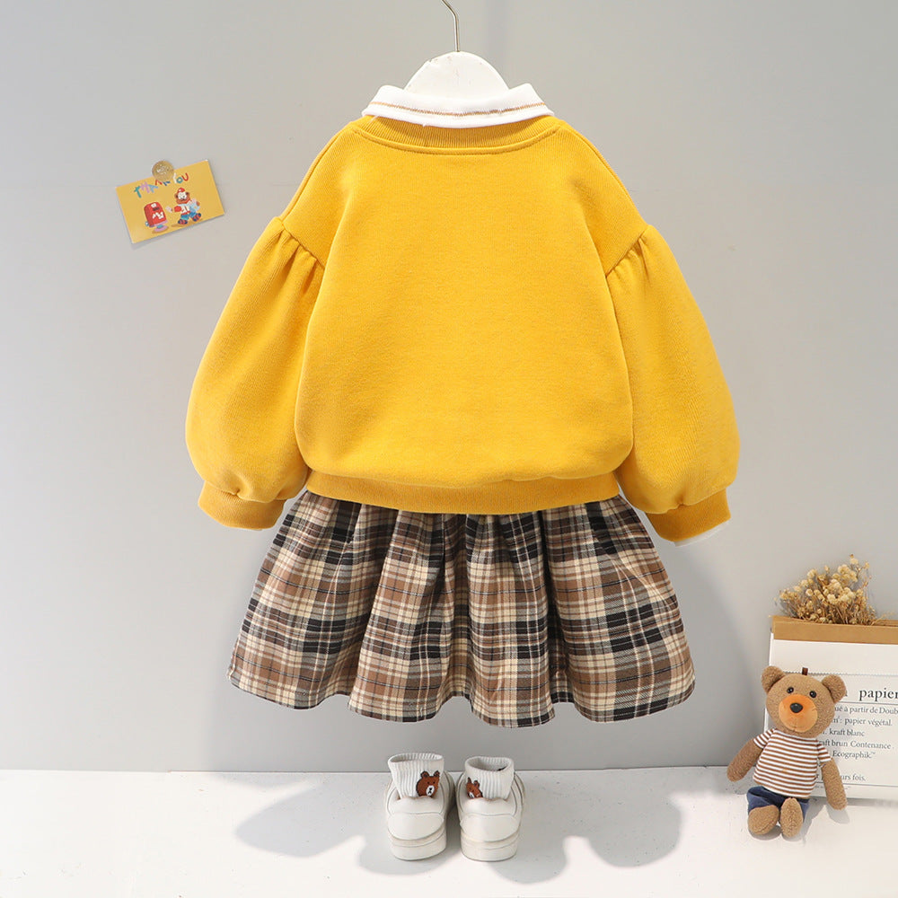 Happy Teddy Shirt & Skirt